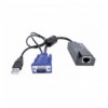 KVM Switch Modulare 8 porte CAT5 VGA IDATA KVM-RJ8