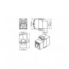 Frutto Keystone RJ45 Cat.6A STP AWG22-26 Short Body IWP-MD C6A/SHT