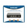 Ethernet Switch Gigabit PoE+ 5 porte I-SWHUB POE-839
