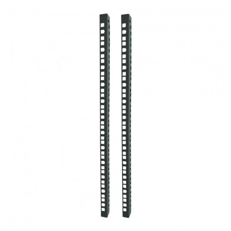 Coppia di Staffe Montanti Supplementari per Armadi Flat Pack 15 Unità I-CASE RAIL-FP615