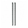 Coppia di Staffe Montanti Supplementari per Armadi Flat Pack 15 Unità I-CASE RAIL-FP615