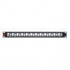 Pannello Patch Slim 1HE 24 Posti Keystone Senza Frutti Nero