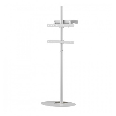 Stand da Pavimento TV/LED LCD 32''-65'' con Base Ovale Bianco ICA-TR544
