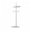 Stand da Pavimento TV/LED LCD 32''-65'' con Base Ovale Bianco ICA-TR544