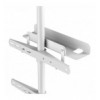Stand da Pavimento TV/LED LCD 32''-65'' con Base Ovale Bianco