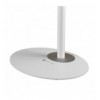 Stand da Pavimento TV/LED LCD 32''-65'' con Base Ovale Bianco