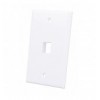 Placca Porta Frutti 1 Posto Mod.503 Bianco