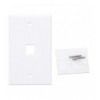 Placca Porta Frutti 1 Posto Mod.503 Bianco