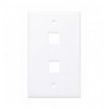 Placca Porta Frutti 2 Posti Mod.503 Bianco