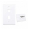 Placca Porta Frutti 2 Posti Mod.503 Bianco