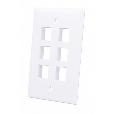 Placca Porta Frutti 6 Posti Mod.503 Bianco IWP-MD PSTR-6WT