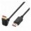 Cavo Audio/Video DisplayPort 1.4 8K M/M Angolato 90° 1m Nero