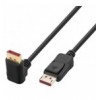 Cavo Audio/Video DisplayPort 1.4 8K M/M Angolato 90° 1m Nero ICOC DSP-A14-010NT9