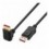Cavo Audio/Video DisplayPort 1.4 8K M/M Angolato 90° 3 metri Nero