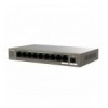 Switch 9GE +1SFP con PoE 8 porte Gestito da Cloud