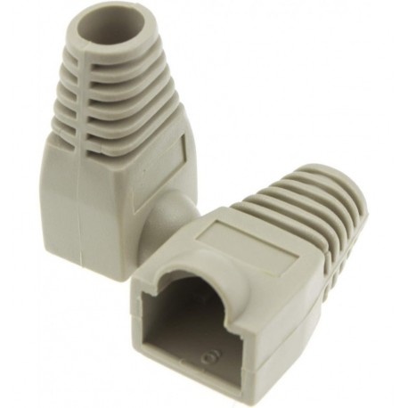 Copriconnettore per Plug RJ45 6.0 mm Grigio 10 pz IWP-CBOOT-GRT