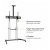 Supporto a Pavimento Trolley TV LCD/LED/Plasma 60-100''
