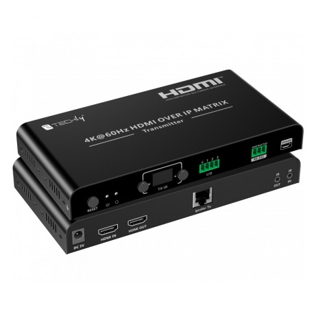 Trasmettitore per Matrix Extender HDMI Over IP 4K su Cavo Cat.6 fino a 120m IDATA HDMI-MX02T