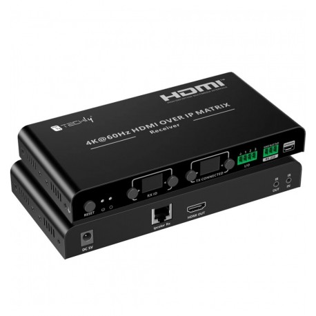 Ricevitore per Matrix Extender HDMI Over IP 4K su Cavo Cat.6 fino a 120m IDATA HDMI-MX02R