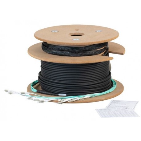 Cavo Fibra Ottica Multimodale 4 Fibre OM3 LC/LC 50/125 120 m ICOC FO-4-120LC-OM3T