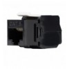 Frutto Keystone RJ45 UTP Cat.6 Tooless Nero