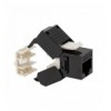 Frutto Keystone RJ45 UTP Cat.6 Tooless Nero