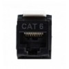 Frutto Keystone RJ45 UTP Cat.6 Tooless Nero