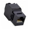 Frutto Keystone RJ45 UTP Cat.6 Tooless Nero