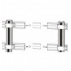 Kit Staffe di Giunzione per Supporto Video Wall da Pavimento ICA-TR4VW