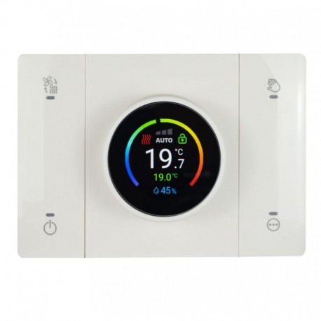 WHITEK T44 Cronotermostato WiFi Smart Connesso Rilevatore Umidità Ambiente Bianco ICV-446CRT-W