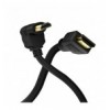 Cavo HDMI™ High Speed con Ethernet A/A M/M Angolato 90° 2m