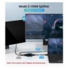 Switch HDMI 2 porte Bidirezionale 4K 60Hz IDATA HDMI-22BI2