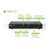 Switch KVM DisplayPort 1.2 e USB 2.0 4 porte con hub e audio IDATA DP-KVM4