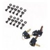Armadio Rack 19'' a muro 6 unità sezione unica prof. 450mm Nero