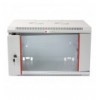Armadio Rack 19'' a muro 9 unità sezione unica prof. 450mm Grigio
