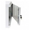 Armadio Rack 19'' a muro 9 unità sezione unica prof. 450mm Grigio
