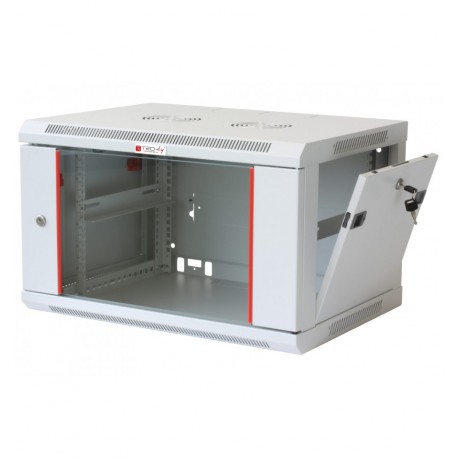 Armadio Rack 19'' a muro 12 unità sezione unica prof. 450mm Grigio I-CASE EWT-2412G