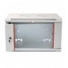 Armadio Rack 19'' a muro 12 unità sezione unica prof. 450mm Grigio