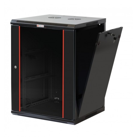 Armadio Rack 19'' a muro 20 unità sezione unica prof. 600mm Nero I-CASE EWT-2620B
