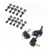 Armadio Rack 19'' a muro 20 unità sezione unica prof. 600mm Nero