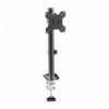 Supporto da Scrivania con Morsetto per Monitor 13-32'' Braccio Corto Inclinabile ICA-LCD 510BK