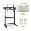 Supporto a Pavimento per TV LCD/LED/Plasma 60-86'' Multifunzione