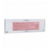 Tastiera Gaming USB 104 Tasti con Retroilluminazione LED Rosa