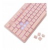 Tastiera Gaming USB 104 Tasti con Retroilluminazione LED Rosa