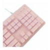 Tastiera Gaming USB 104 Tasti con Retroilluminazione LED Rosa