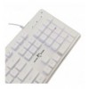 Tastiera Gaming USB 104 Tasti con Retroilluminazione LED Bianco