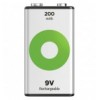 Blister 1 Batteria Ricaricabile 9V 200 mAh GP ReCyko