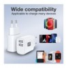 Caricatore Alimentatore 2x USB-A 12W da Muro IPW-USB-12W2A