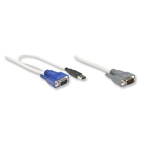 Cavo KVM switch HDB15/USB Mt. 3