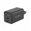 Caricatore Alimentatore GaN 100W 2x USB-C™ 1x USB-A Power Delivery Fast Charger Nero ICFT-264450